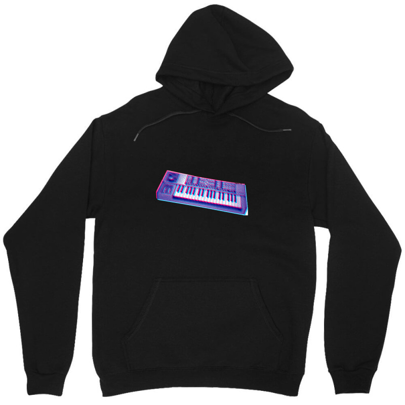 Analog Synthesizer 8bit 3d Retro Artwork Design Unisex Hoodie | Artistshot