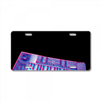 Analog Synthesizer 8bit 3d Retro Artwork Design License Plate | Artistshot