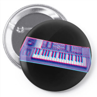 Analog Synthesizer 8bit 3d Retro Artwork Design Pin-back Button | Artistshot