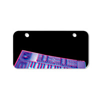 Analog Synthesizer 8bit 3d Retro Artwork Design Bicycle License Plate | Artistshot