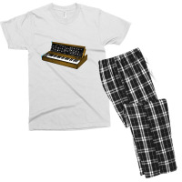 Analog Synthesizer 8bit Retro Artwork Design Men's T-shirt Pajama Set | Artistshot