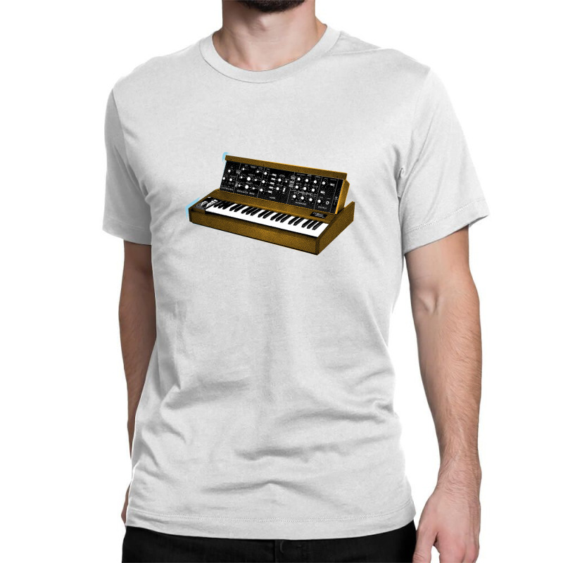 Analog Synthesizer 8bit Retro Artwork Design Classic T-shirt | Artistshot