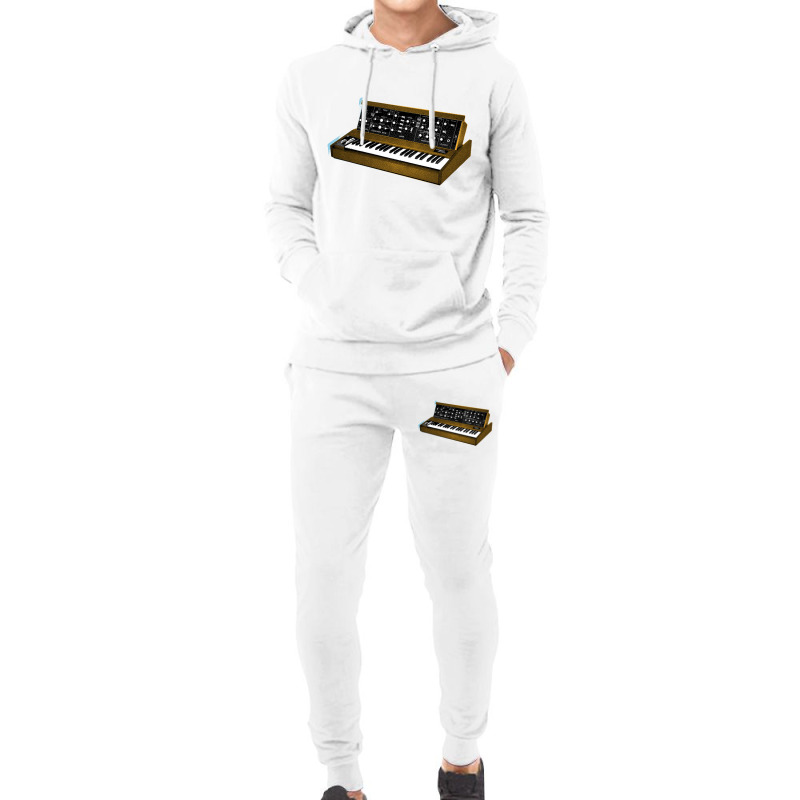 Analog Synthesizer 8bit Retro Artwork Design Hoodie & Jogger Set | Artistshot