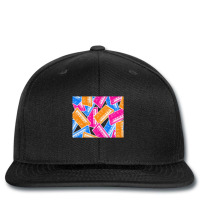 Analog Synthesizer Repeat Pattern Collage Artwork Design Printed Hat | Artistshot