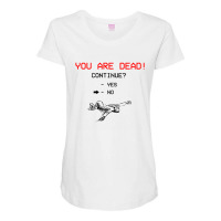 You Are Dead! (font Black) Maternity Scoop Neck T-shirt | Artistshot