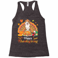 Australian Shepherd Thanksgiving Xmas T  Shirt Australian Shepherd Tur Racerback Tank | Artistshot