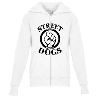 Funny Street Music Dogs Youth Zipper Hoodie | Artistshot