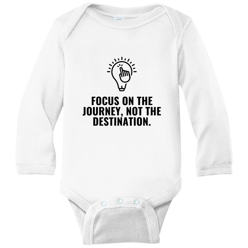 Focus On The Journey Long Sleeve Baby Bodysuit by Favorite | Artistshot