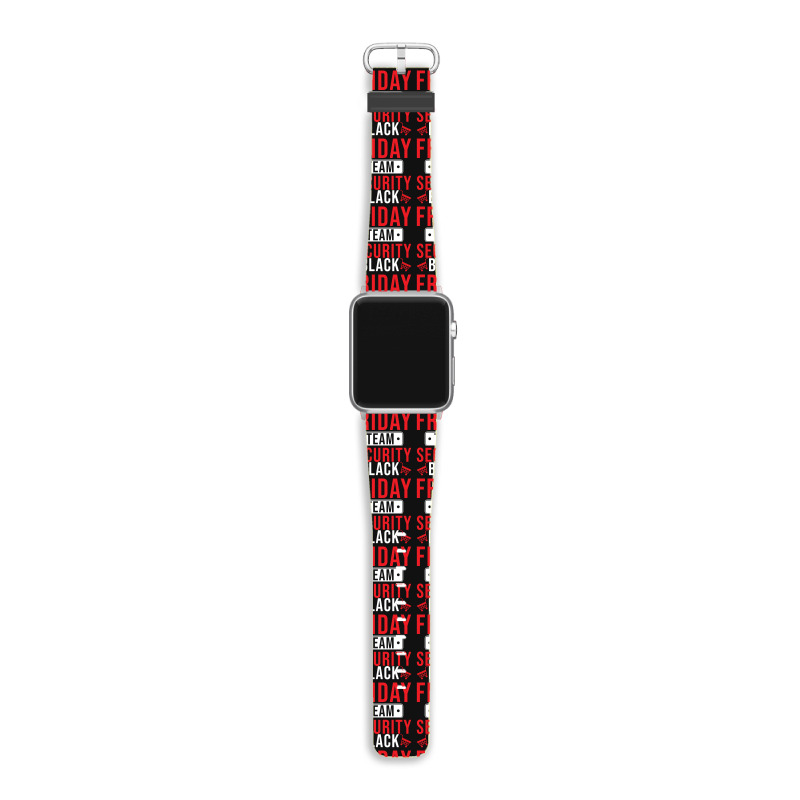 Custom Black Friday Shopping Security Apple Watch Band By Cm arts