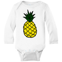 Pineapple Long Sleeve Baby Bodysuit | Artistshot