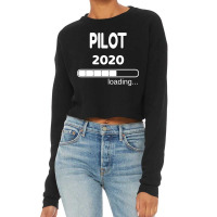 Pilot 2020 Loading Flight School Student Cropped Sweater | Artistshot