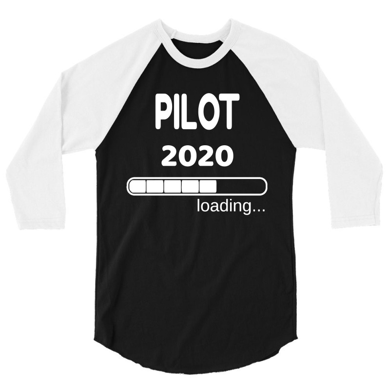 Pilot 2020 Loading Flight School Student 3/4 Sleeve Shirt | Artistshot