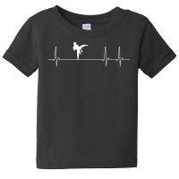 Heartbeat Martial Artist Karate Side Kick T Shirt Baby Tee | Artistshot