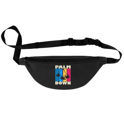 Palm Down Vintage Sunset Fanny Pack Designed By Bariteau Hannah