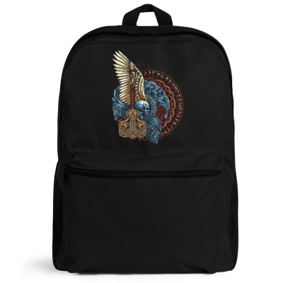 Emblem Of Thunder Backpack Designed By Bariteau Hannah