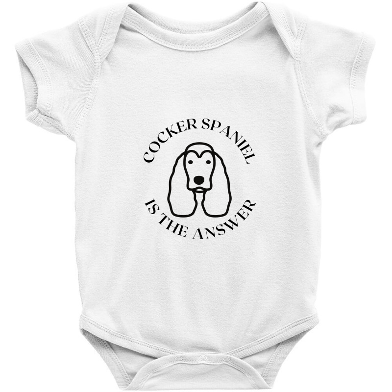 Cocker Spaniel The Answer Baby Bodysuit by Favorite | Artistshot