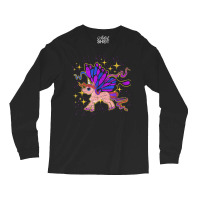 Magical Butterfly Animal Lover Fantasy Creature Unicorn T Shirt Long Sleeve Shirts | Artistshot