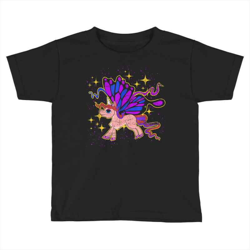 Magical Butterfly Animal Lover Fantasy Creature Unicorn T Shirt Toddler T-shirt by ZaraeTrullinger | Artistshot