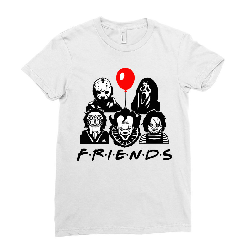 Friends Horror Ladies Fitted T-Shirt by woskisedani | Artistshot