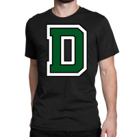 Dartmouth Initials Green D Classic T-shirt | Artistshot