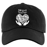 Bilingual Teacher T Shirt Heart Hands School Team Group Gift Kids Cap | Artistshot