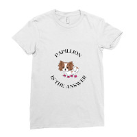 Papillion The Answer Ladies Fitted T-shirt | Artistshot