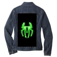 Green Spider Ladies Denim Jacket | Artistshot