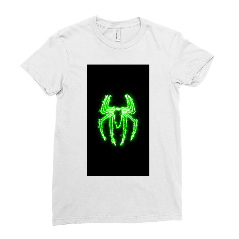 Green Spider Ladies Fitted T-shirt | Artistshot