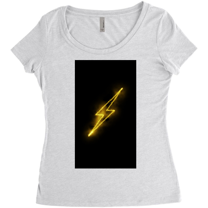 Lightning Women's Triblend Scoop T-shirt | Artistshot