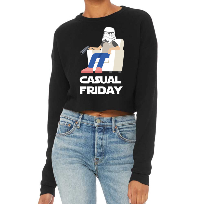 Casual Friday Cropped Sweater by rardesign | Artistshot