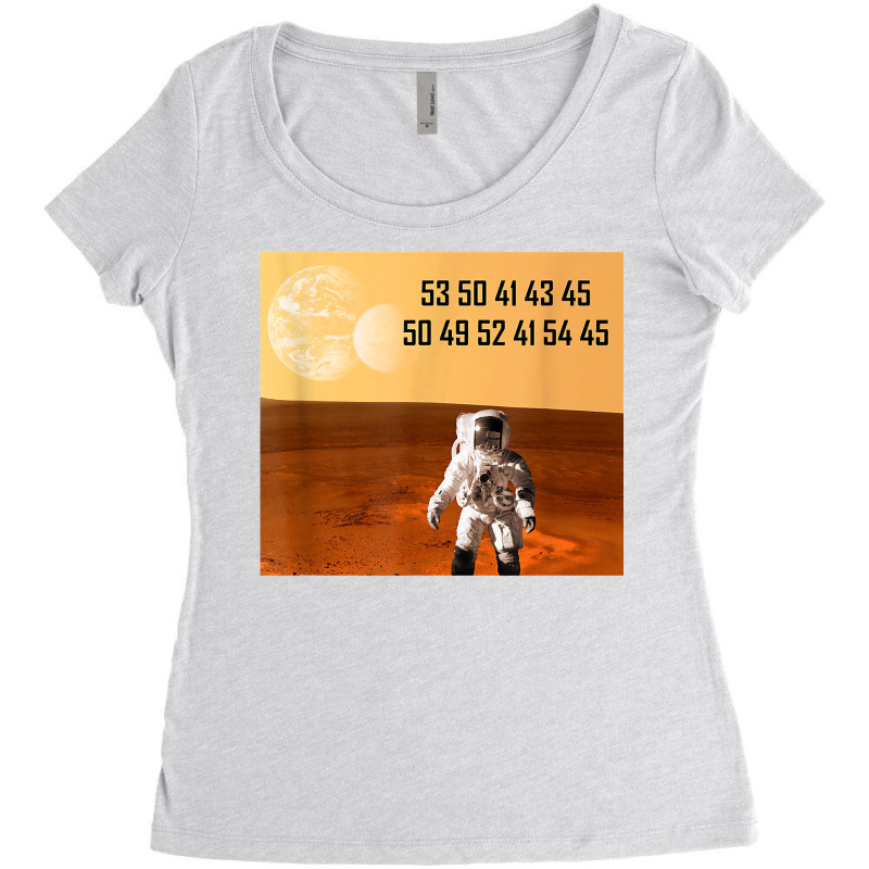 Chicgeek Space Pirate Hexadecimal T Shirt Women's Triblend Scoop T-shirt by ZaraeTrullinger | Artistshot