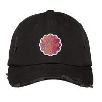 Deep Purple And Pink Textured Folk Art Doodle 60458969 Vintage Cap | Artistshot