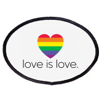 Love Is Love Oval Patch | Artistshot
