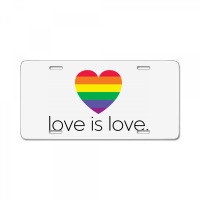 Love Is Love License Plate | Artistshot