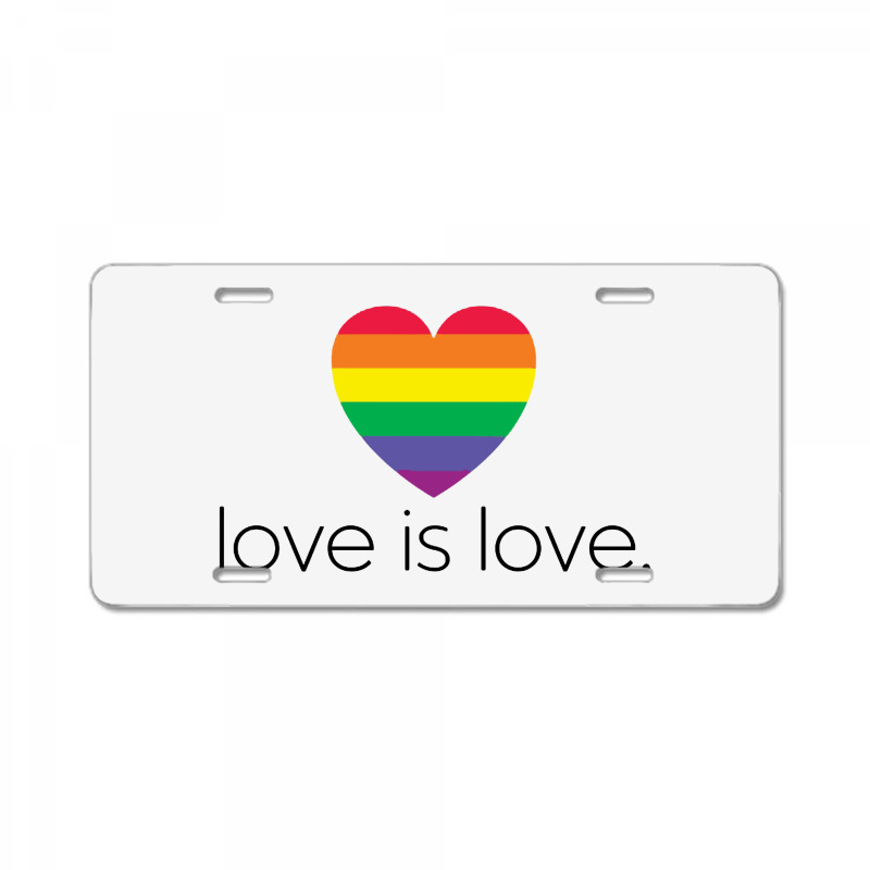Love Is Love License Plate | Artistshot