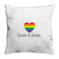 Love Is Love Throw Pillow | Artistshot
