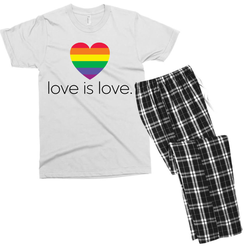 Love Is Love Men's T-shirt Pajama Set | Artistshot