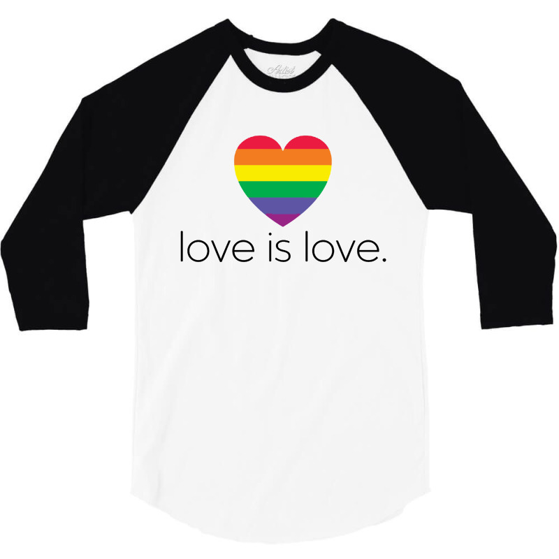 Love Is Love 3/4 Sleeve Shirt | Artistshot