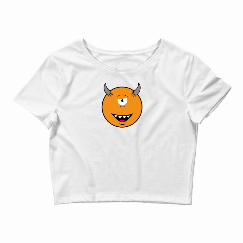 Cyclop Smiley Crop Top by prakoso77 | Artistshot