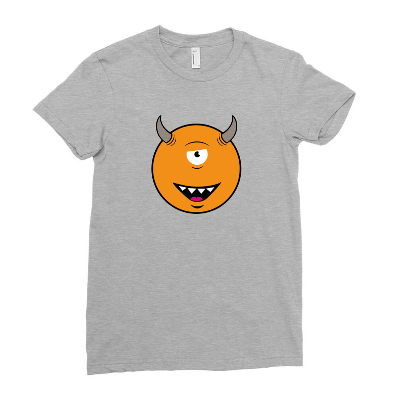 Cyclop Smiley Ladies Fitted T-Shirt by prakoso77 | Artistshot