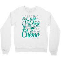 Last Day Of Chemo Myasthenia Gravis Awareness Butterfly Premium T Shir Crewneck Sweatshirt | Artistshot