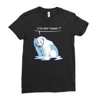 Melting Bear Ladies Fitted T-shirt | Artistshot