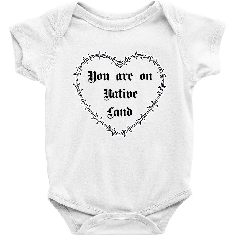 Native Land Valentine Heart Baby Bodysuit | Artistshot