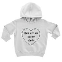 Native Land Valentine Heart Toddler Hoodie | Artistshot