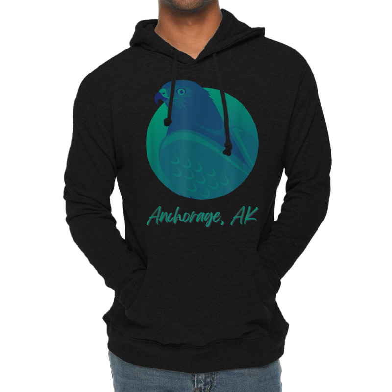 Anchorage Ak Osprey Sea Green Raptor Ocean Bird T Shirt Lightweight Hoodie by MoczoTenleigh | Artistshot