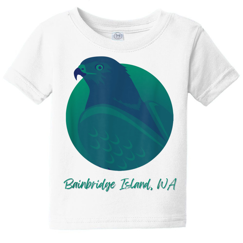 Bainbridge Island Wa Osprey Sea Green Raptor Ocean Bird T Shirt Baby Tee by MoczoTenleigh | Artistshot