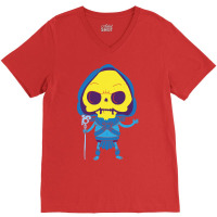 Mini Skeleton V-neck Tee | Artistshot