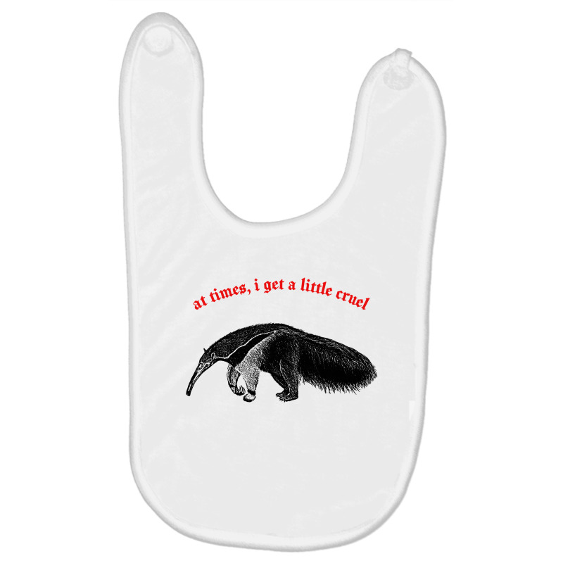 At Times I Get A Little Cruel ∆ Nihilist Anteater Design Baby Bibs by methadelphi | Artistshot