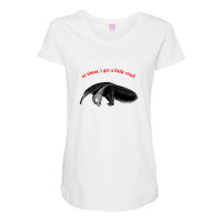 At Times I Get A Little Cruel ∆ Nihilist Anteater Design Maternity Scoop Neck T-shirt | Artistshot