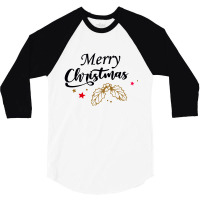 Merry Christmas 3/4 Sleeve Shirt | Artistshot